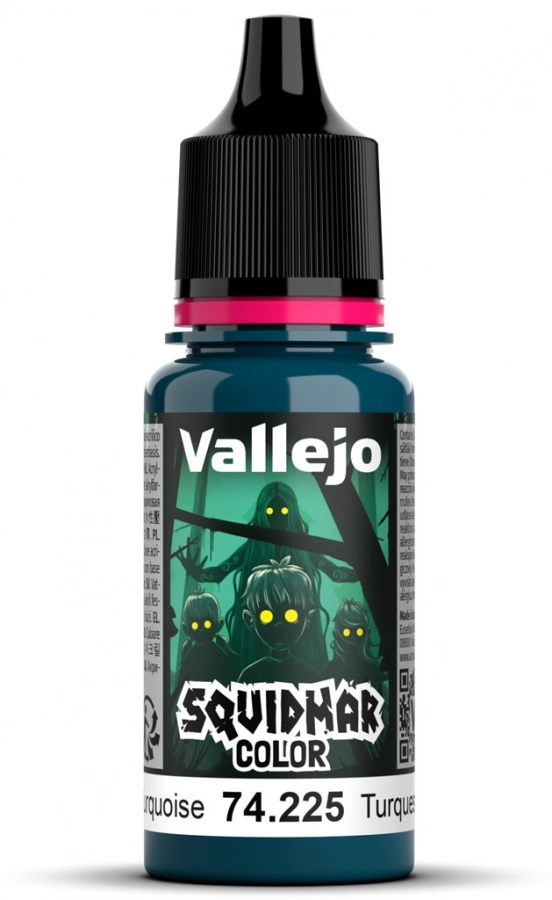 Vallejo: 74.225 - Squidmar Color - Ghastly Turquoise